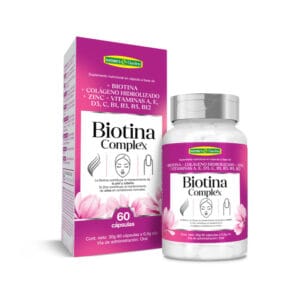 NATURES GARDEN BIOTINA COMPLEX X 60 CÁPSULAS