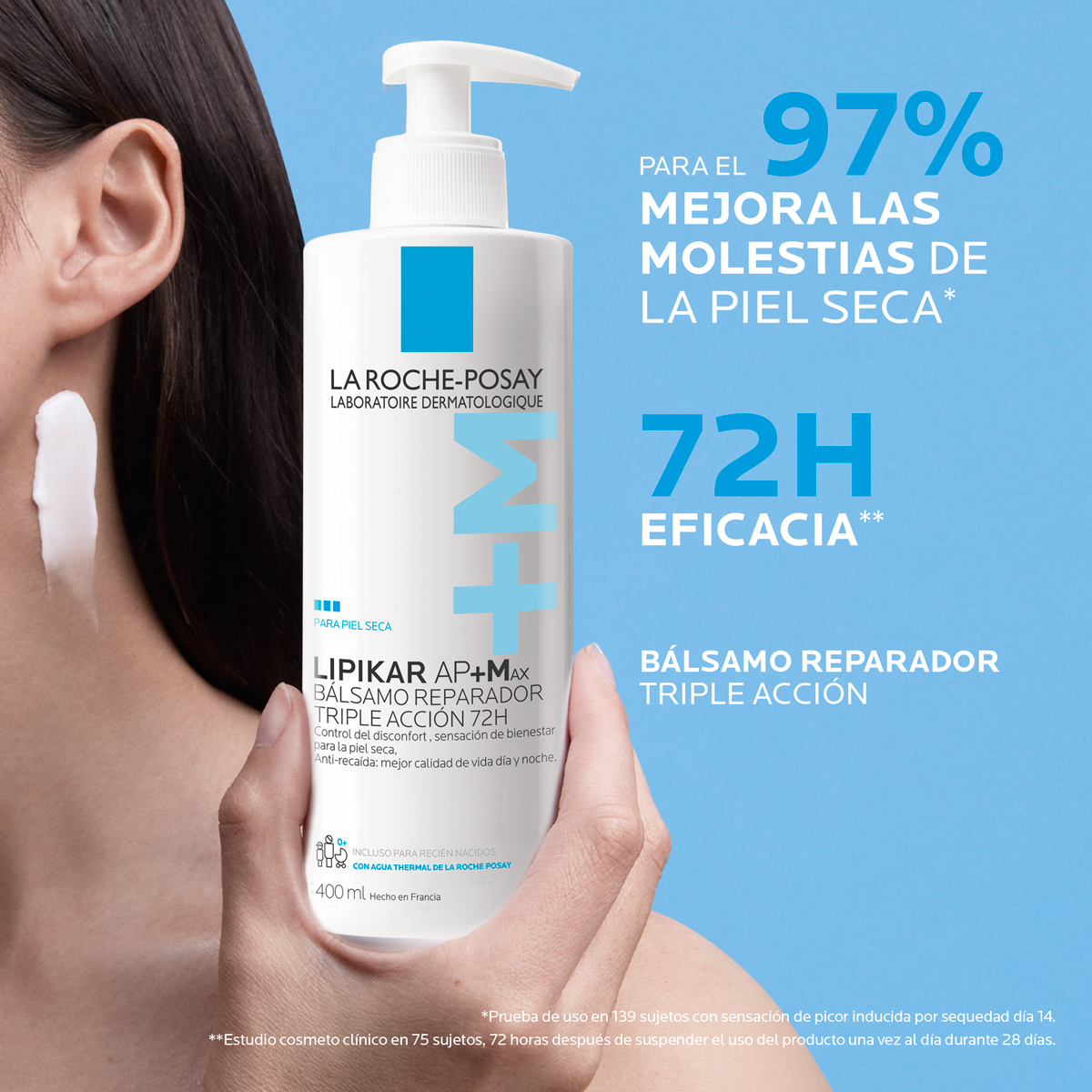 LA ROCHE POSAY LIPIKAR AP+MAX BÁLSAMO REPARADOR TRIPLE ACCIÓN - Imagen 2